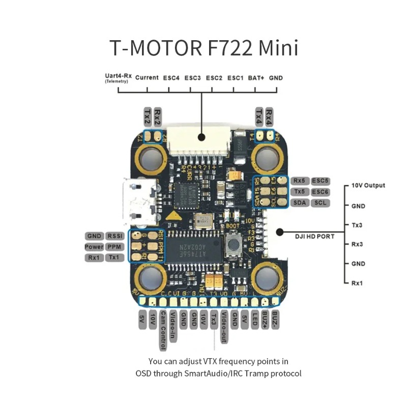 T-Motor MINI F7 FC & F45A 4'ü  - Betaflight Fc F7 incelemesi ve fiyatı