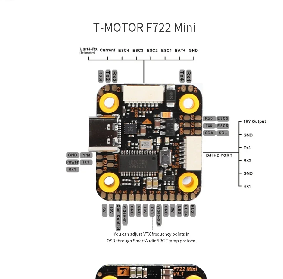 T-Motor MINI F7 FC & F45A 4'ü  - Betaflight Fc F7 incelemesi ve fiyatı