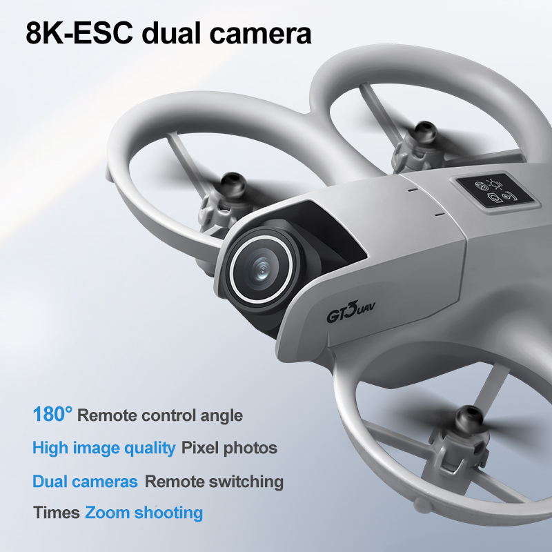 Yeni GT3 Ekranlı Mini Drone 8K - Drone Racing Camera incelemesi ve fiyatı